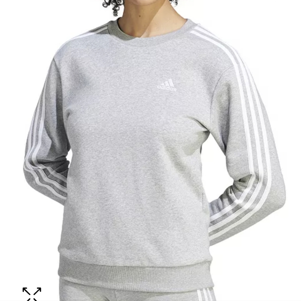 Adidas NWOT Cotton Fleece Crewneck Sweatshirt